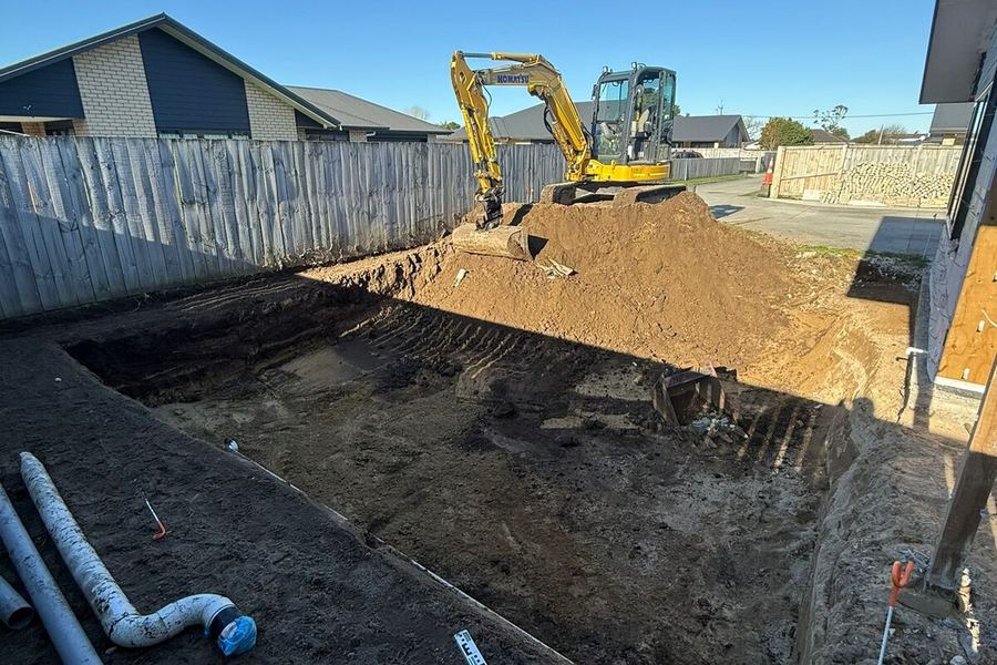 Site cuts and site preparation — Maximum Earthworks, Waikato