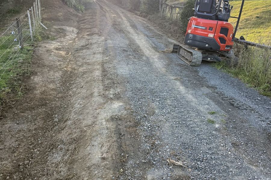 First light on a rural access job